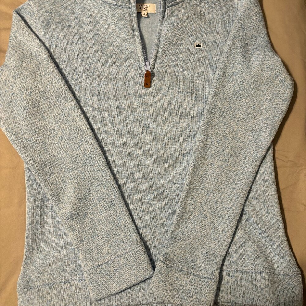 Crown & Ivy Boys Blue Pullover Sweater Size M (10-12)
